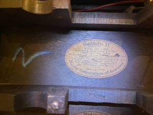 lot 77 image: Radiola II RCA Radio