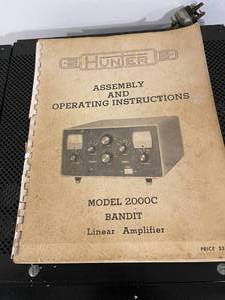 lot 83 image: Vintage Hunter Bandit Linear Amplifier