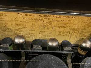 lot 97 image: 1925 Crebe Synchrophase Radio Receiver