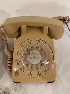 lot 111 image: 3 Vintage Rotary Phones