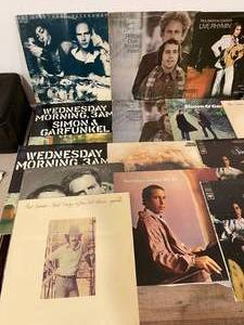 lot 122 image: Large Simon and Garfunkle Album Lot
