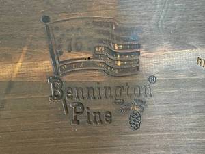 lot 217 image: Bennington Pine Round Table
