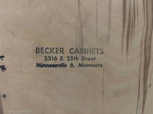 lot 215 image: Becker Cabinets Gun Case With Glass Doors
