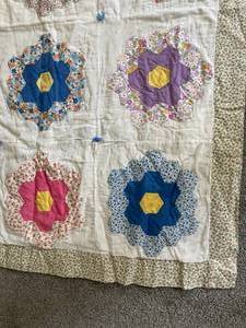 lot 273 image: Small Floral Quilt