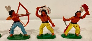 lot 283 image: Plastic Indian Figurines
