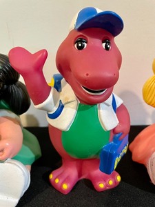lot 330 image: Plastic Character Banks including Cabbage Patch Kids