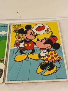 lot 366 image: 3 Vintage Playskool Puzzles