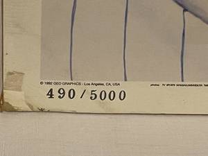 lot 370 image: 1992 Kirby Puckett Poster