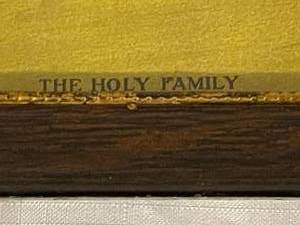 lot 390 image: Vintage The Holy Family Framed Print