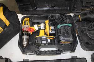 lot 365 image: DeWalt DCD940 18V Cordless XRP DrillDriver  with Plastic Case, Batteries (x2), Charger