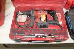 lot 410 image: Hilti TE 15 12 Rotary Hammer Drill  with Plastic Case