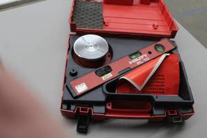 lot 420 image: Hilti PL 10 4.5V Cordless Rotary Laser Level  with Plastic Case