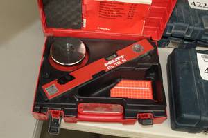 lot 421 image: Hilti PL 10 N 4.5V Cordless Rotary Laser Level  with Plastic Case