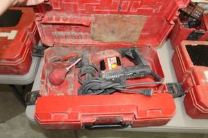lot 398 image: Hilti TE 15 12 Rotary Hammer Drill  with Plastic Case