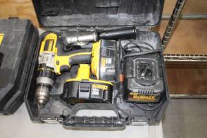 lot 391 image: DeWalt DCD940 18V Cordless  12 XRP DrillDriver  with Plastic Case, Batteries (x2), Charger