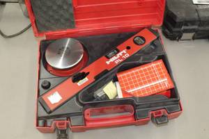 lot 382 image: Hilti PL 10 Rotary Laser Level  with Plastic Case