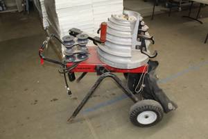lot 345 image: Cyclone Bender Pipe Bender, 2-wheel Cart