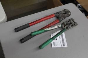 lot 433 image: Lot of (2) Cable Crimpers
