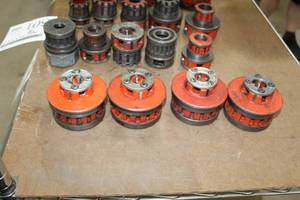 lot 503 image: Lot of (4) Ridgid Pipe Thread Heads  - All 38