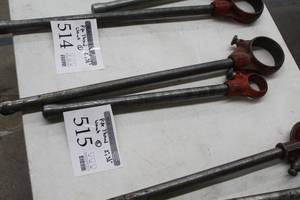 lot 515 image: Lot of (2) Ridgid Pipe Thread Wrenches  - 2, 3-12