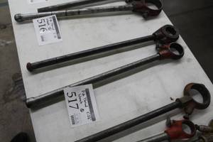 lot 517 image: Lot of (2) Ridgid Pipe Thread Wrenches  - 2, 2-12