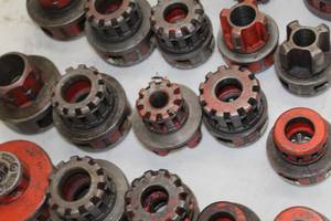 lot 507 image: Lot of (5) Ridgid Pipe Thread Heads  - 34, 34, 34, 1, 1-14