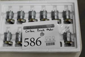lot 586 image: Lot of (12) Carbon Brush Motor RS-385PH-16140