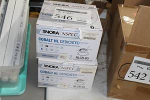 lot 546 image: Lot of (2) Nora Lighting 6 NSPEC Cobalt HL Dedicated High Lumen Recessed LED NLCB-65 (in original box)