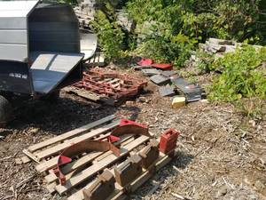Lot of Lawn Mower Parts  - Weights, Mulching Kits, Discharge Chutes and BeltPulley Covers
