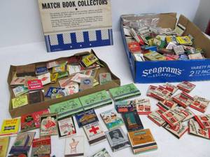 lot 63 image: Collection of Vintage Advertising Matchbooks