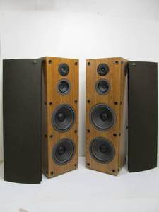 lot 112 image: Vintage 80s ADC Sound Image Tower Speakers