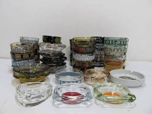 lot 25 image: LARGE Lot of Vintage Mostly Las Vegas Casino Ashtrays