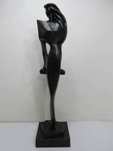 lot 156 image: Large Deco Austin Productions Figural Sculpture - Fisher