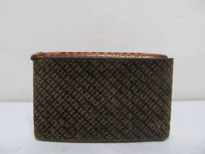 lot 160 image: Antique 1880s Japanese Curved Pocket Tin