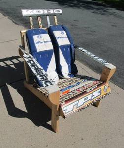 lot 66 image: Adirondack Style Hockey Chair