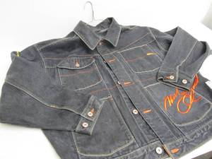 lot 88 image: Like New Limited Edition Platinum FUBU Muhammed Ali Denim Jacket