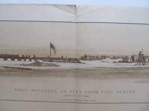 lot 296 image: 2 Original Antique 19th Century Civil War Large Lithographs