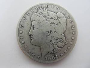 lot 199 image: 1904 S Morgan Silver Dollar - VF