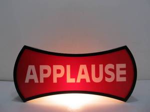 lot 219 image: ON AIR  APPLAUSE Lighted Display 