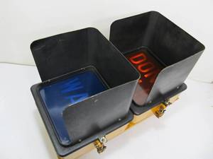 lot 2 image: Vintage Eagle Signal Company WALK  DONT WALK Traffic Stop Light