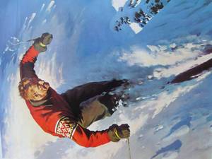 lot 315 image: 2 Orig 1960s Era Travel Posters - Switzerland & Germany