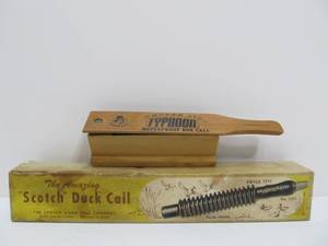 lot 319 image: NOS Vintage Duck Call & Turkey Call