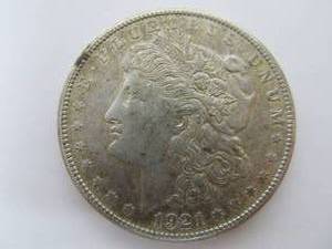 lot 337 image: 1921 S &nbspUncirculated Morgan Silver Dollar