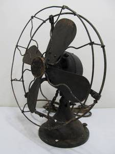 lot 347 image: Antique GE Industrial Fan