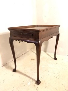 lot 38 image: Quality Vintage Queen Anne Tea Table