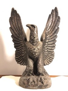 lot 39 image: Large Old Vintage German Cast Metal Eagle