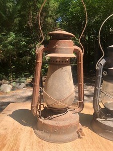 lot 72 image: Lot of 3 Old Vintage Lanterns