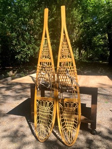 lot 74 image: Nice Pair of Vintage TUBBS Snowshoes 