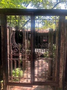 lot 92 image: Large Old Vintage Wrought Iron Gates
