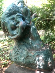 lot 95 image: LARGE Vintage Rodin Hand of God Sculpture